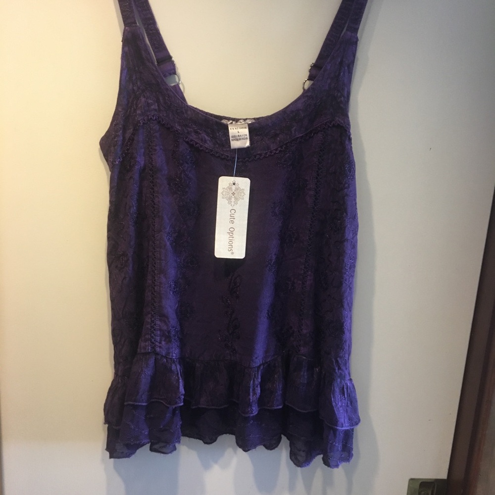 Cute Options Purple Bohemian Tank Top